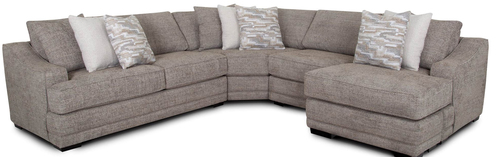 Layout D: Three Piece Sectional 137" x 137" x 62.5