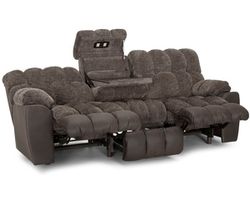 Westwood 88.5" Reclining Sofa with Drop-Down Table, Reading Lights, Cupholders &amp; Storage Drawer (Movie-Night Comfort. Entertainment Built Right In)