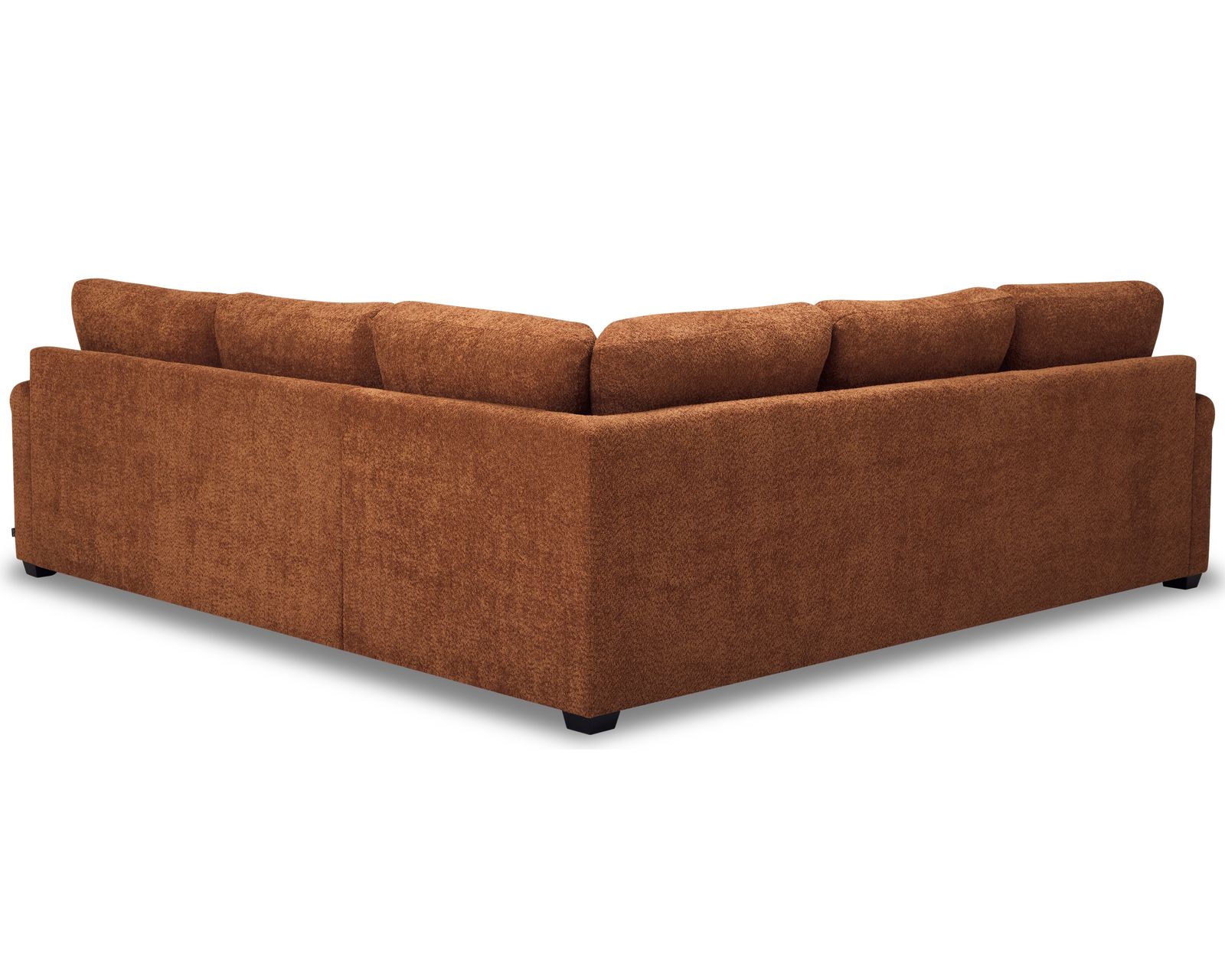 Madison 77656 Roll Arm Sectional (+60 fabrics) - Layout E: Two Piece Sectional 110" x 111"