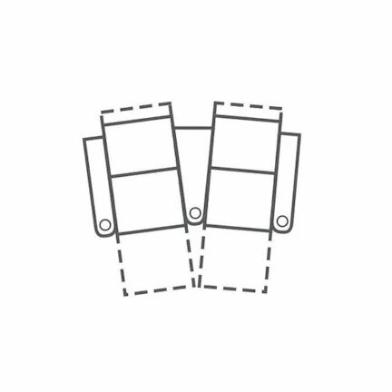 Layout B: Three Piece Sectional (2 Recliners) 80" Wide