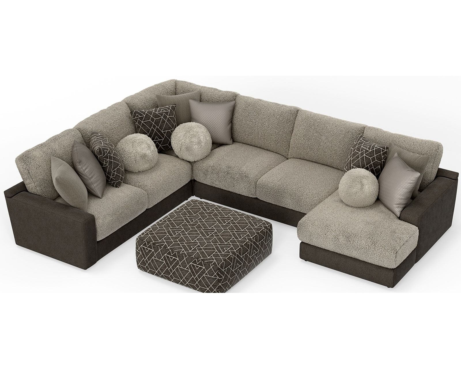 Canyon Modular Sectional (2 colors) includes pillows - Where American Craftsmanship Meets Everyday Comfort.