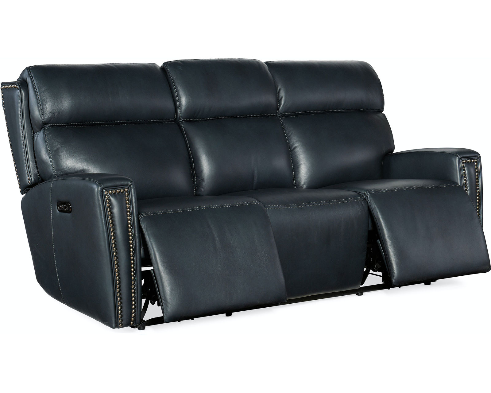 Ruthe Zero Gravity Power Recline Loveseat with Power Headrest (Denim) In stock - Ruthe ZeroGravity Power Sofa w/Power Headrest & Hidden Console