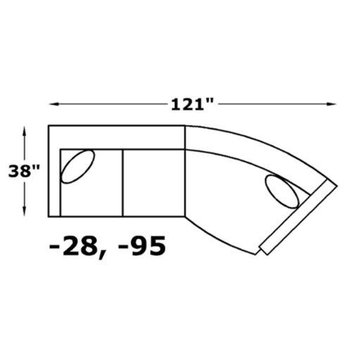 Layout L: 121" Wide