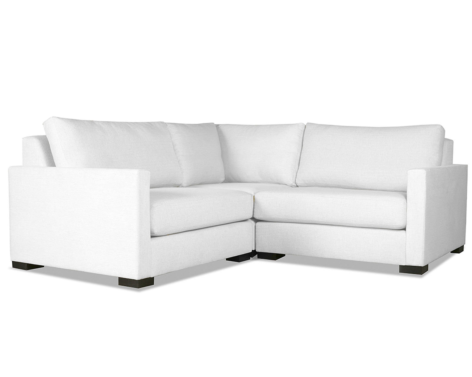 Chester 3 Pieces Modular Sectional (Choice of 3 Colors) - Chester 3 Pieces Modular Sectional in White