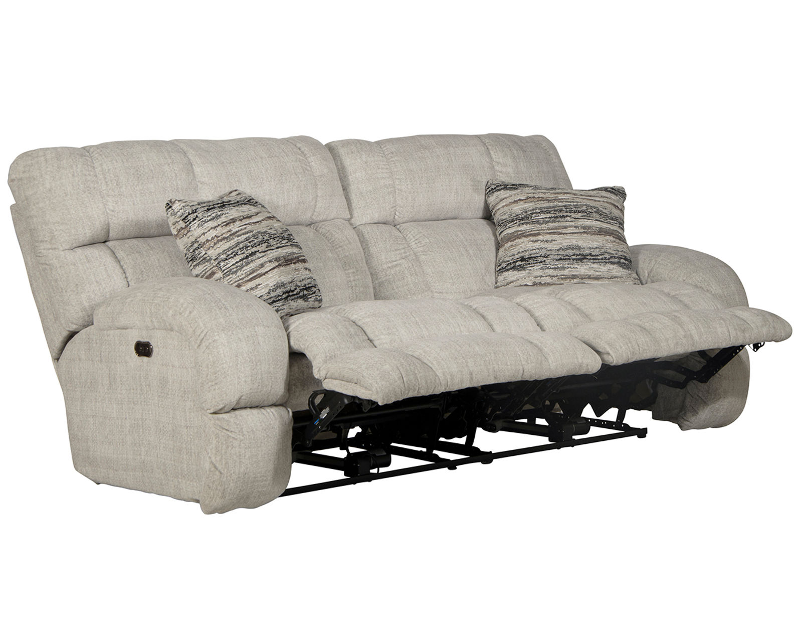 Ashland 93" Power Lay Flat Wide Seat Double Reclining Sofa (two colors) - From Movie Night to Every Night—Comfort Lives Here.