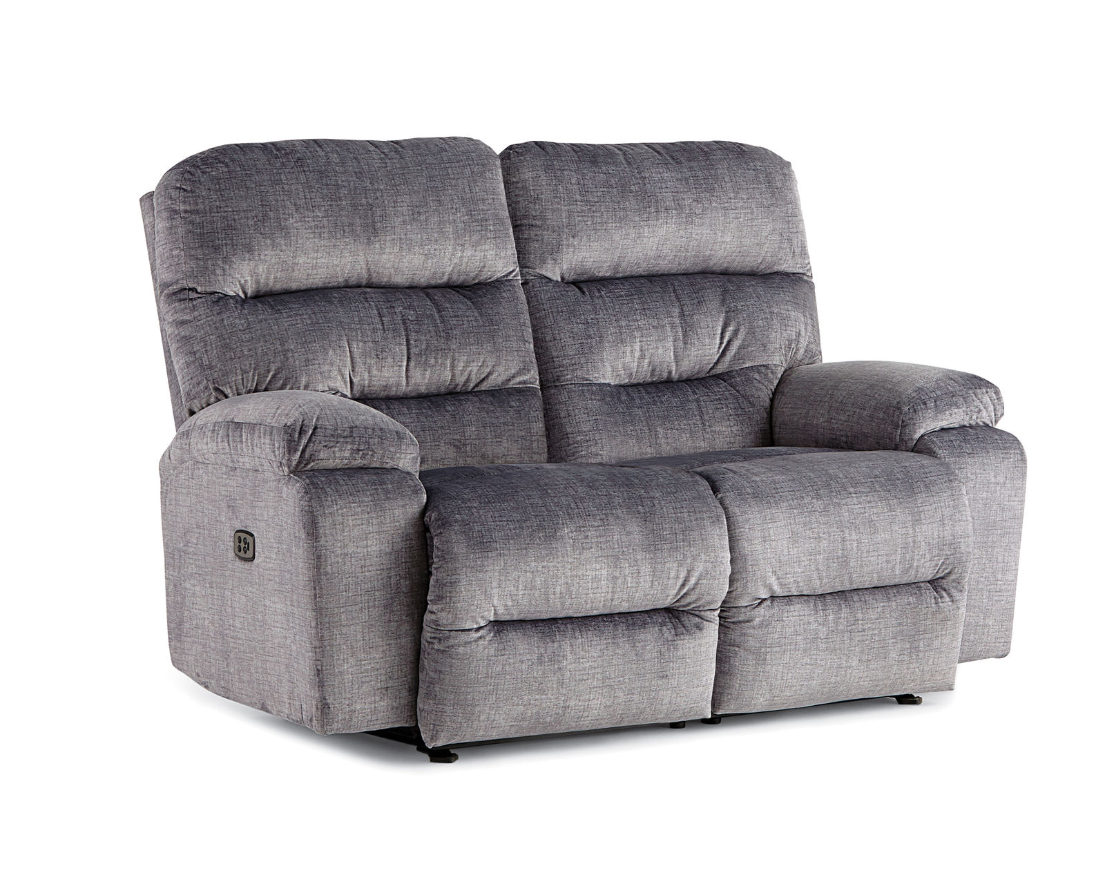 Ryson Double Reclining Console Loveseat (+100 fabrics) - Ryson Double Reclining Loveseat