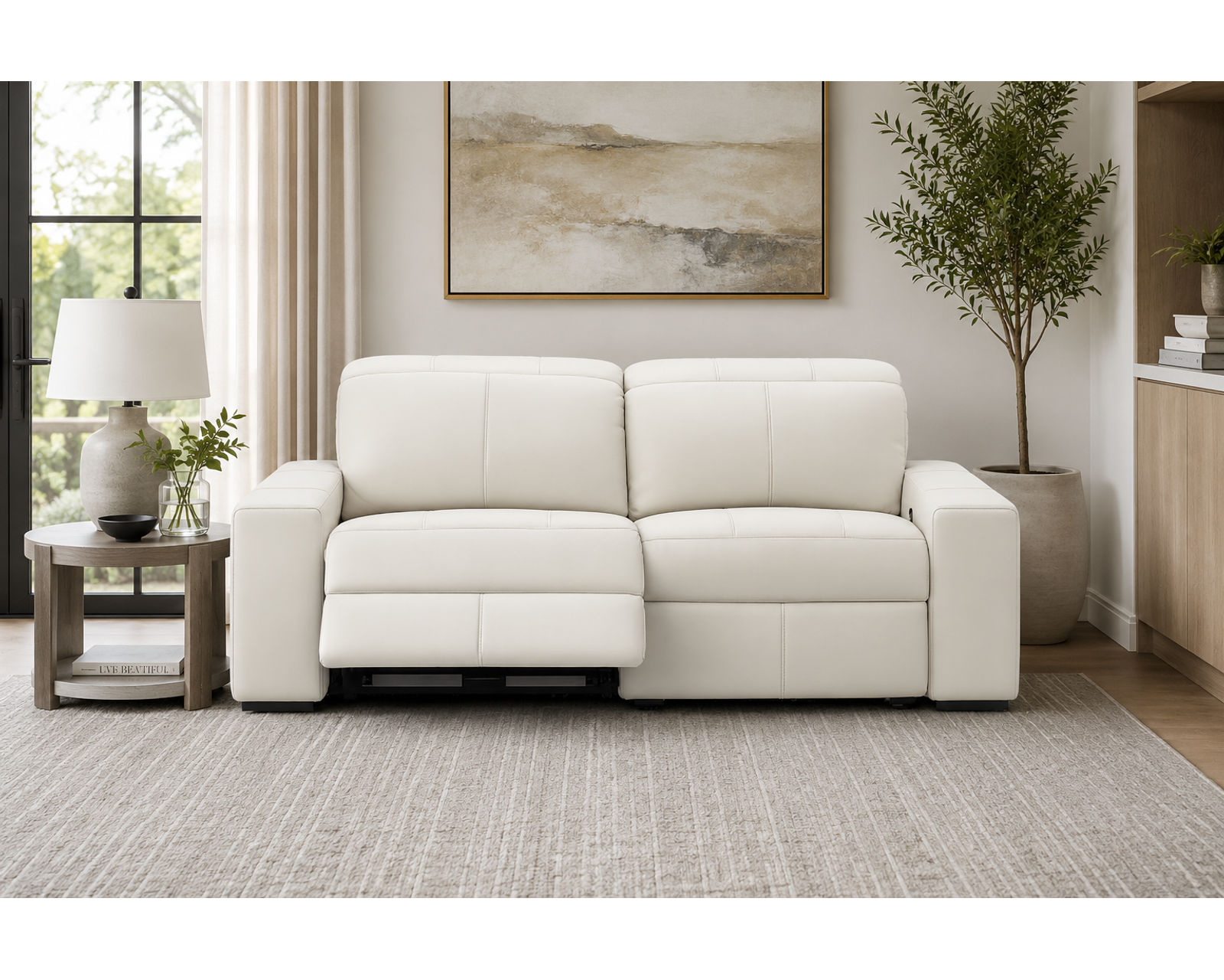 Ferrara 93" Zero Gravity Wide Seat Power Reclining Sofa (Premium Italian Leather) two colors - Your New Favorite Place to Relax.