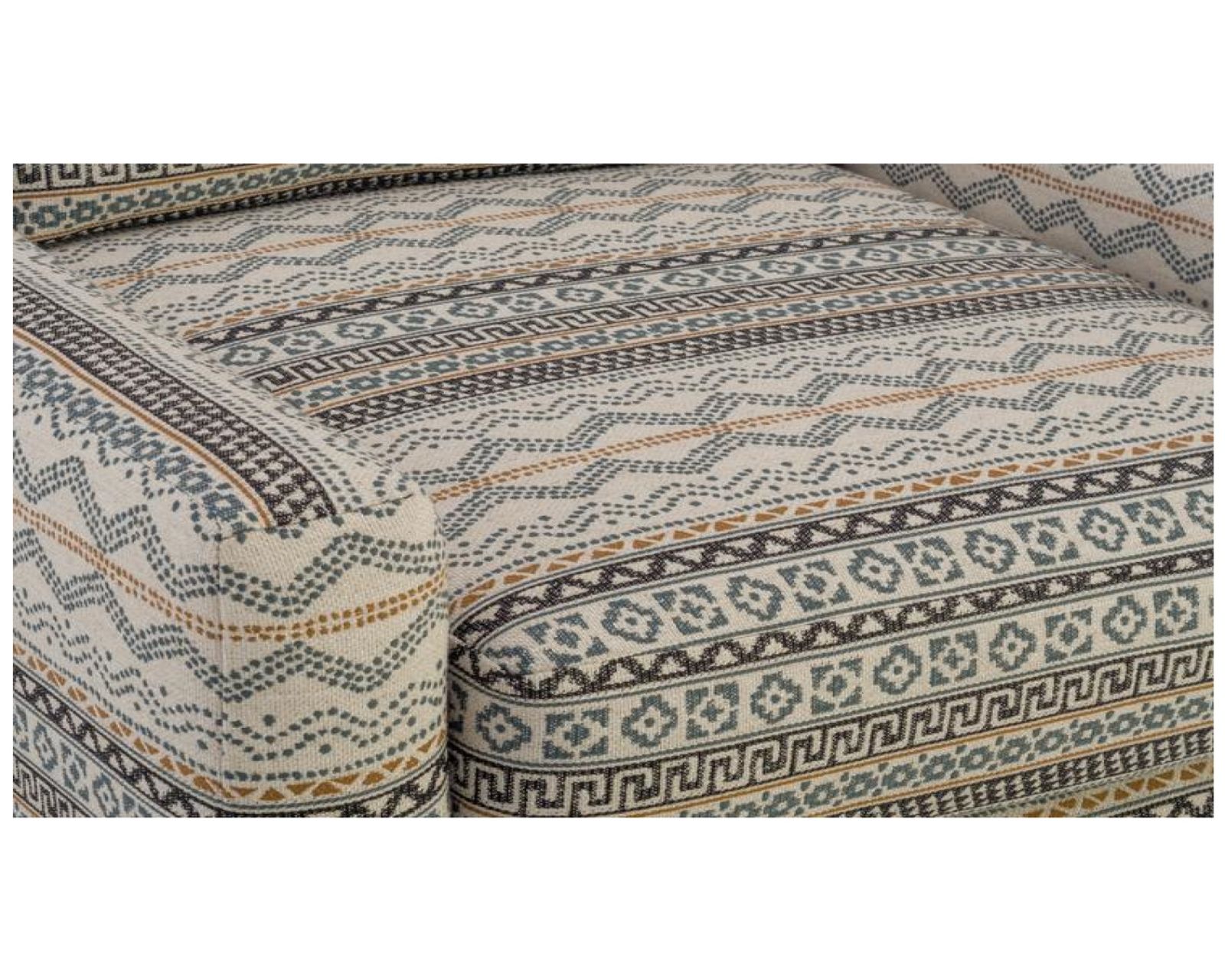  Handwoven Slate Three Piece Sectional (includes pillows) 122" x 122" - Riverdale Quarry Accent Chair