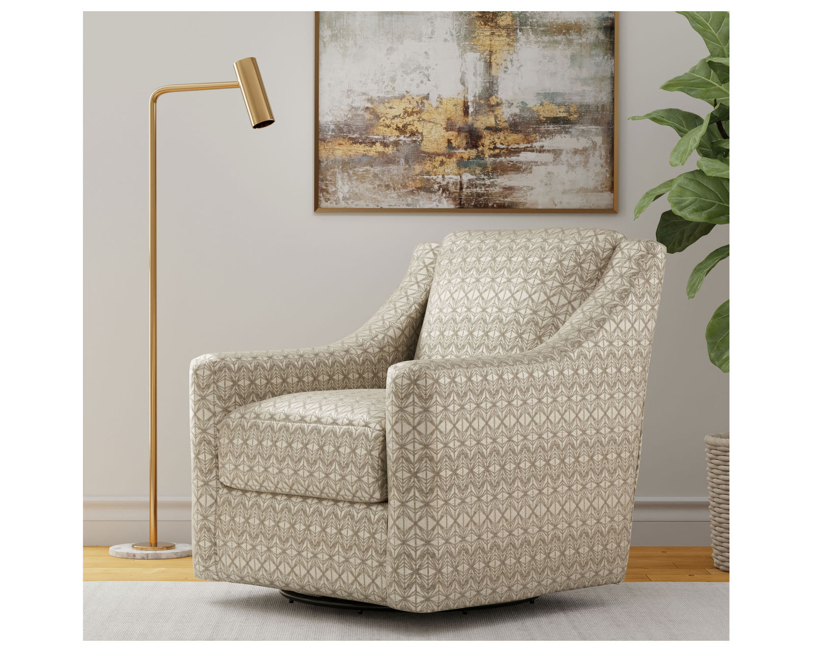Hyde Park 94" Stationary Sofa (2 colors) includes pillows - Hyde Park Swivel Chair in Dove