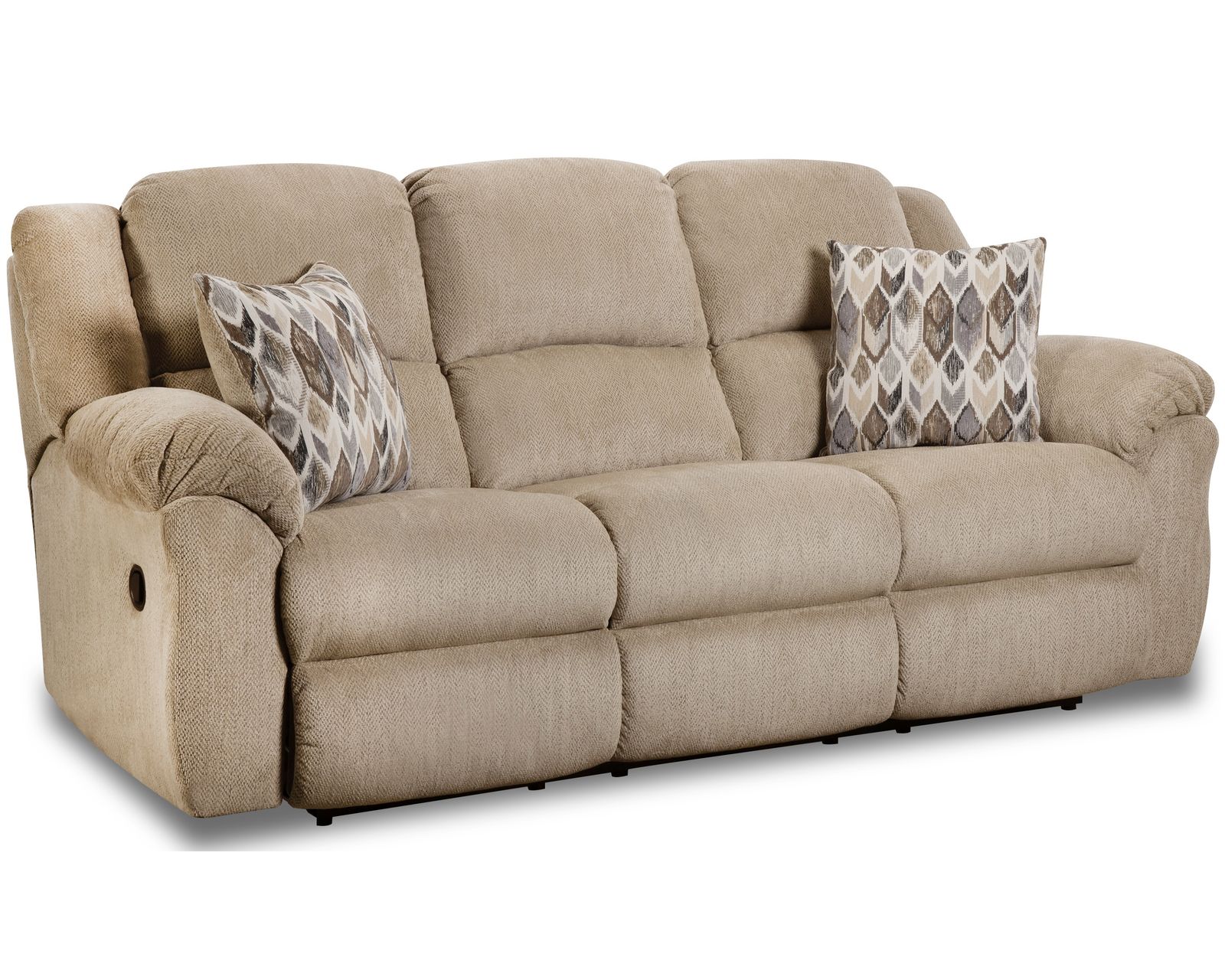 Maple 91" Reclining Sofa Fawn (In stock)