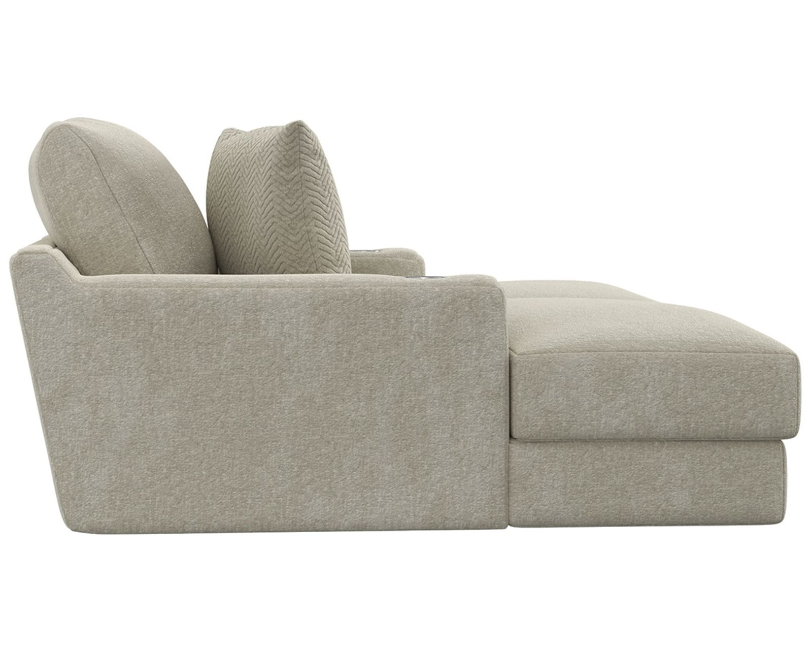 Cozy Double Wide 88" Home Theater Chaise (2 colors) Includes pillows - Sit Back. Relax. Love Your Home.