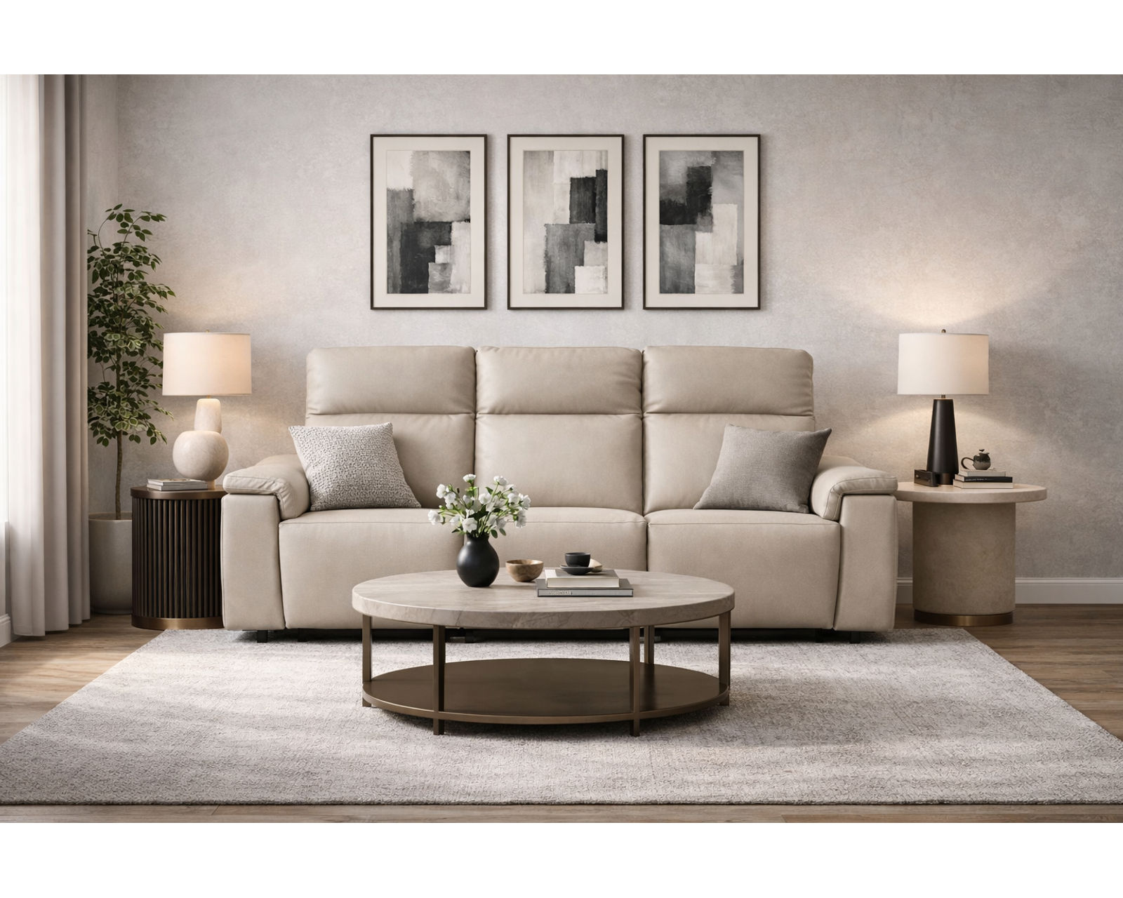 Kayce Reclining Sofa — Available in Standard & Wide Cushions, 140+ Leather Options, and 83", 86", or 115" Widths - Luxury Seating, Smart Investment