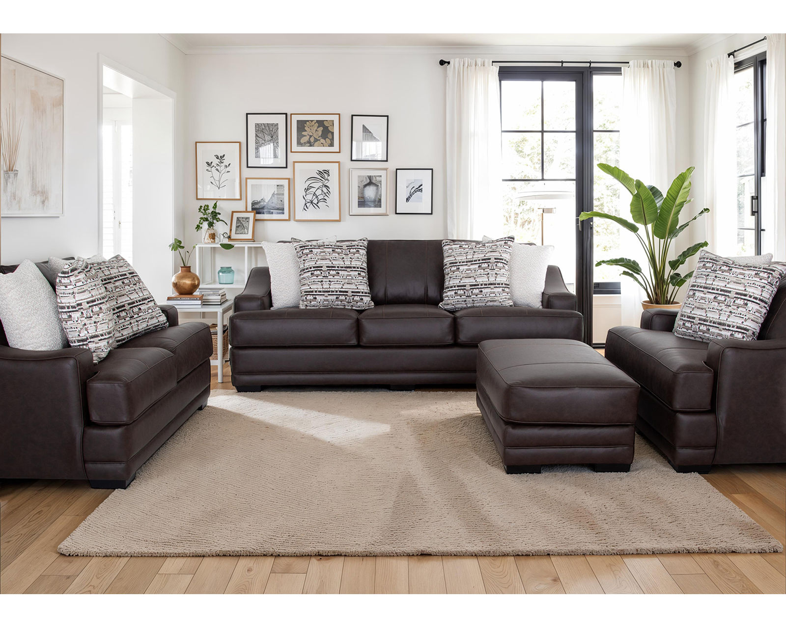 Prescott 101" Extra-Wide Sofa (Big on Space. Deep on Comfort. Designed to Make a Statement) - Love the Designer Look. Love the Franklin Price.