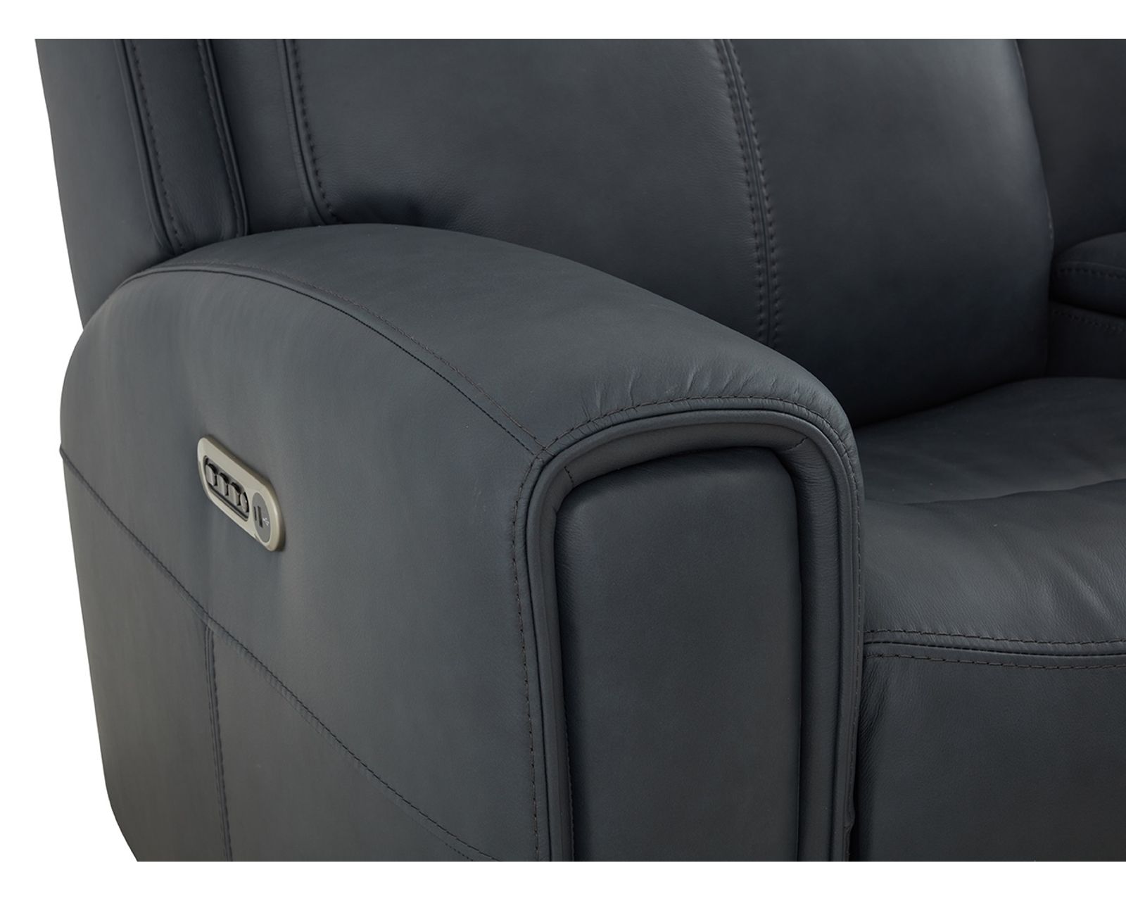 Warren 1848 Zero Gravity Triple Power Reclining Console Loveseat 77" (two colors) - Warren Triple Power Reclining Sofa with Dropdown Center Console