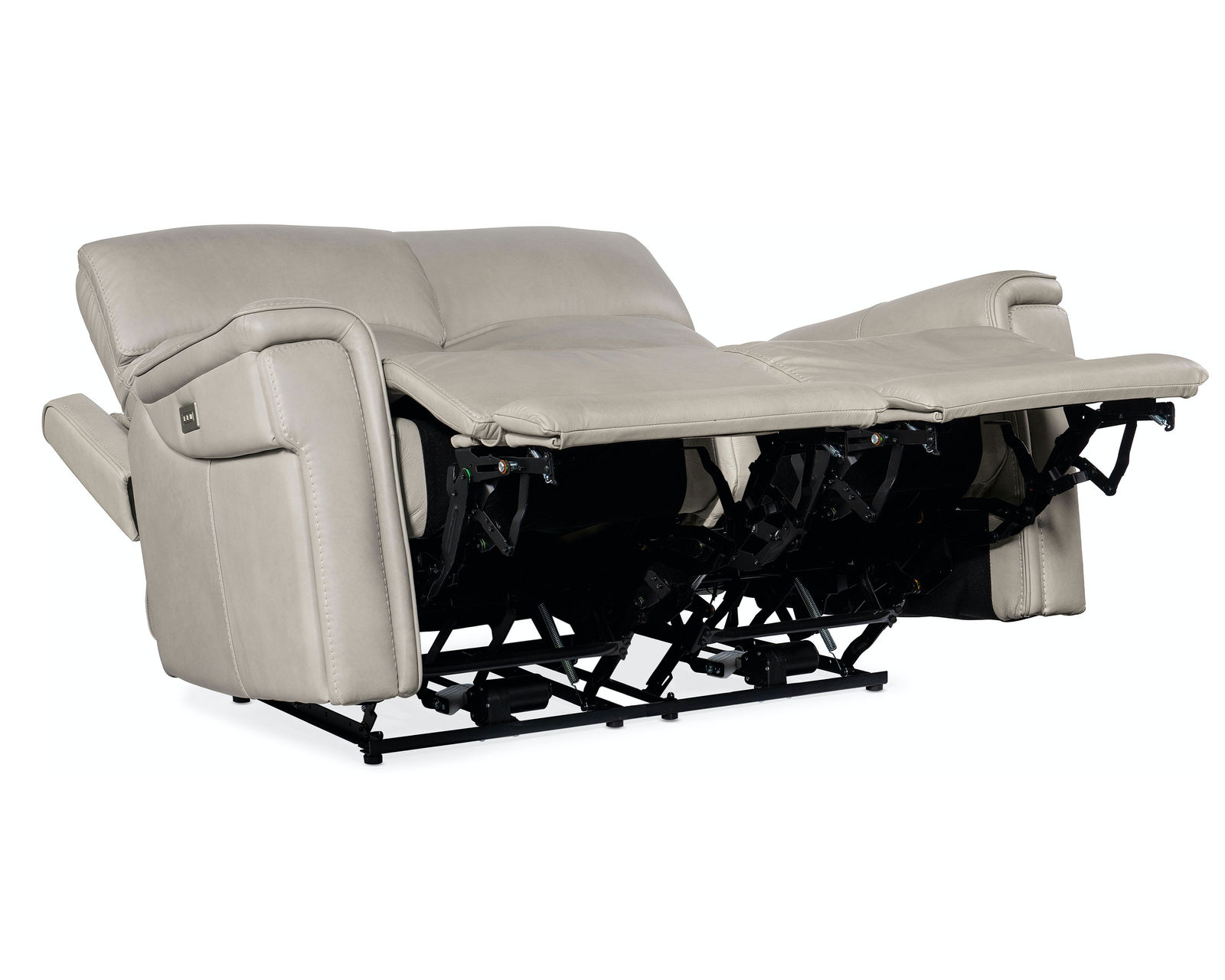 Lyra Leather Zero Gravity Power Sofa w/Power Headrest 89" (Ash) In stock - Lyra Zero Gravity Power Loveseat w/Power Headrest