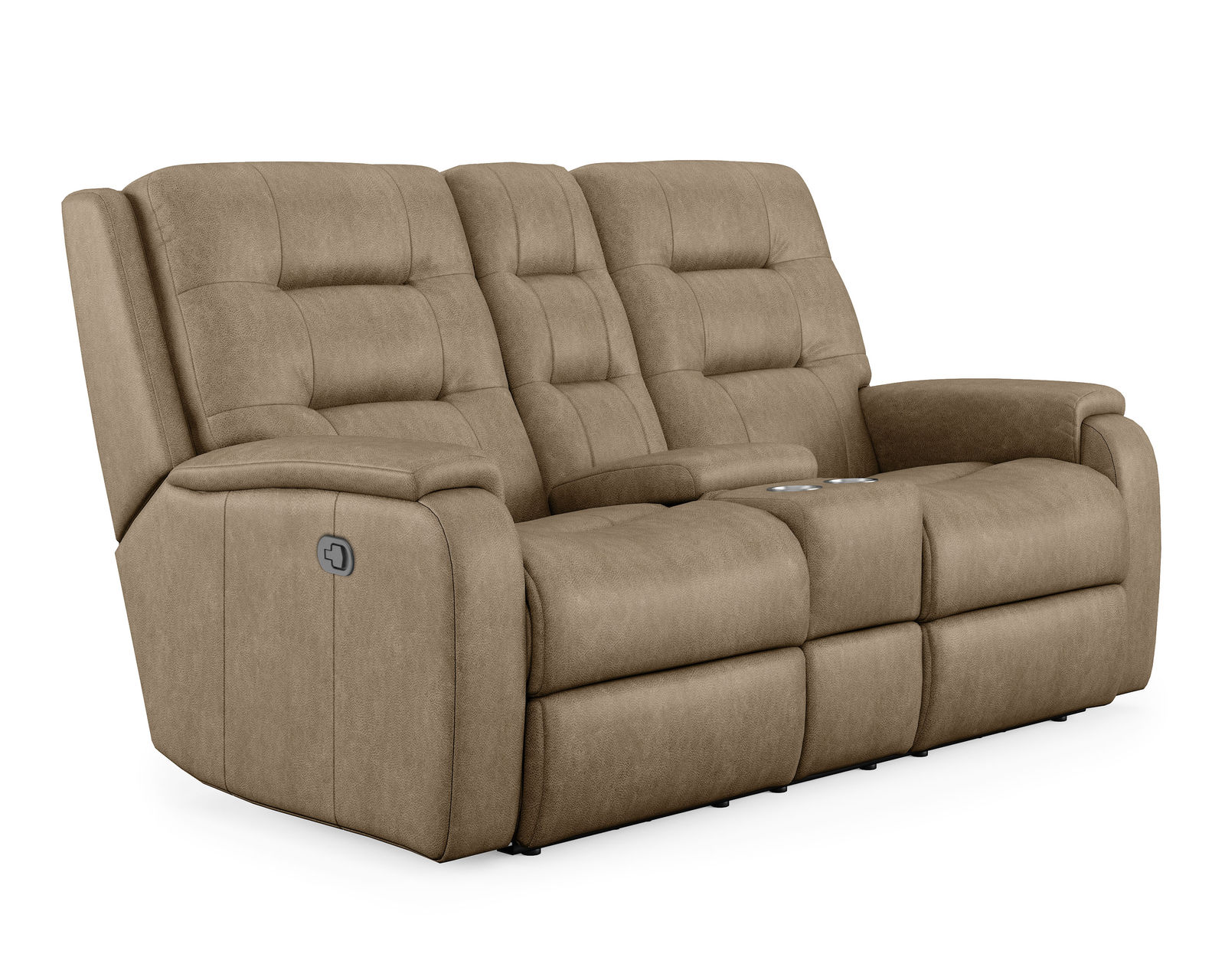 Arlo Leather 87" Reclining Sofa (Colors Available) - High-density cushions consist of a high-resiliency, high-density polyurethane foam 