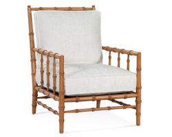 Channel Island Accent Chair White (+28 finishes +69 fabrics)