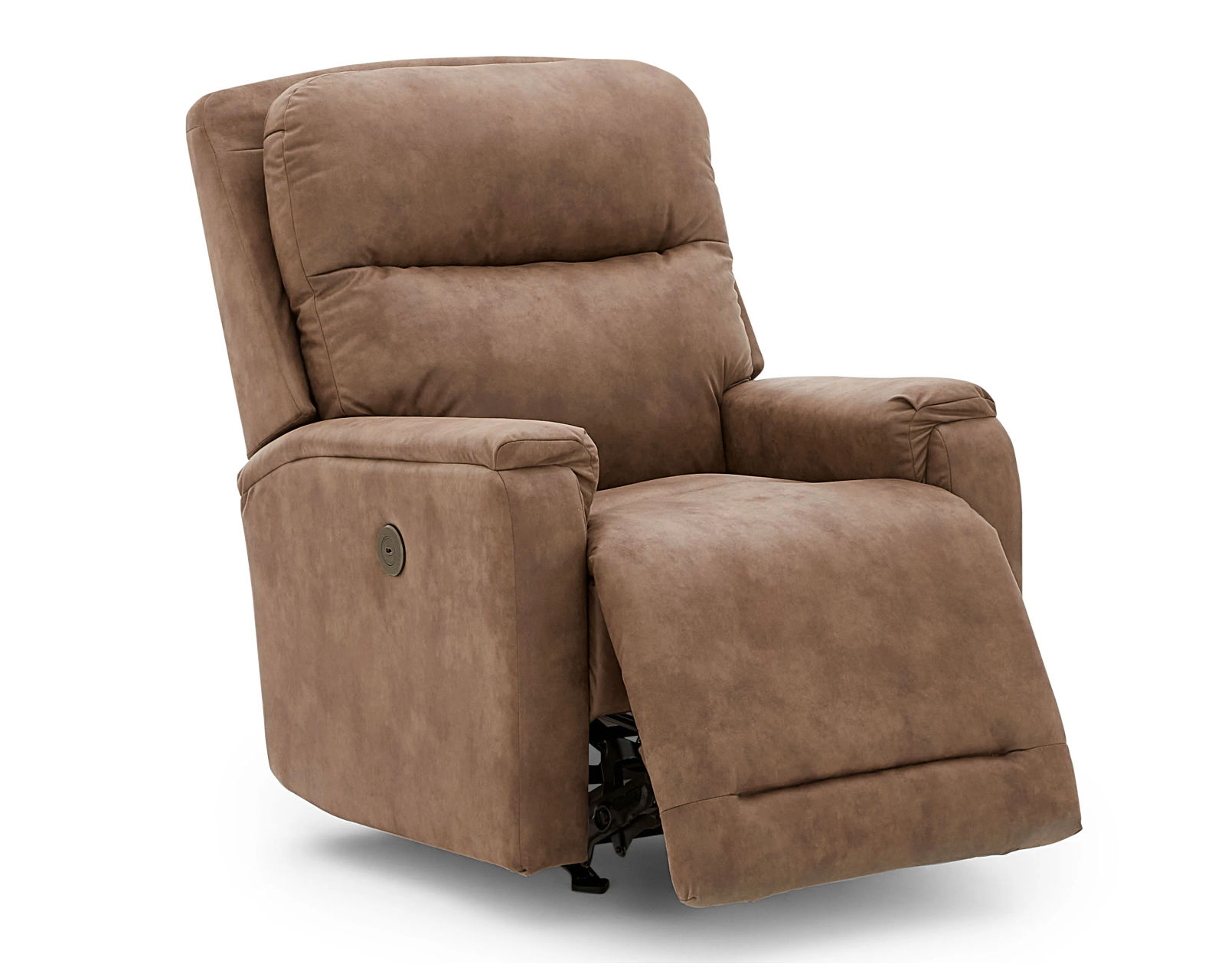 Derek Double Reclining Console Loveseat (+100 fabrics) - Derek Recliner Available as a Swivel Glider, Rocker or Space Saver Recliner