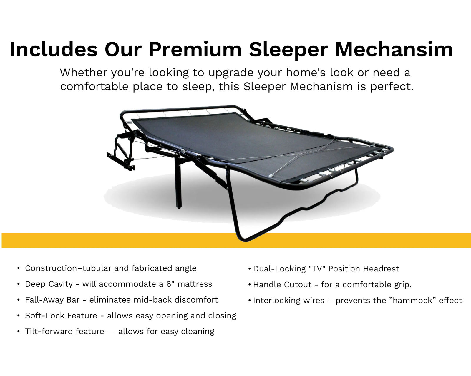 Jay 87" Queen Sleeper  (+101 Standard and Performance Fabrics) - Premium quality sleeper mechanism