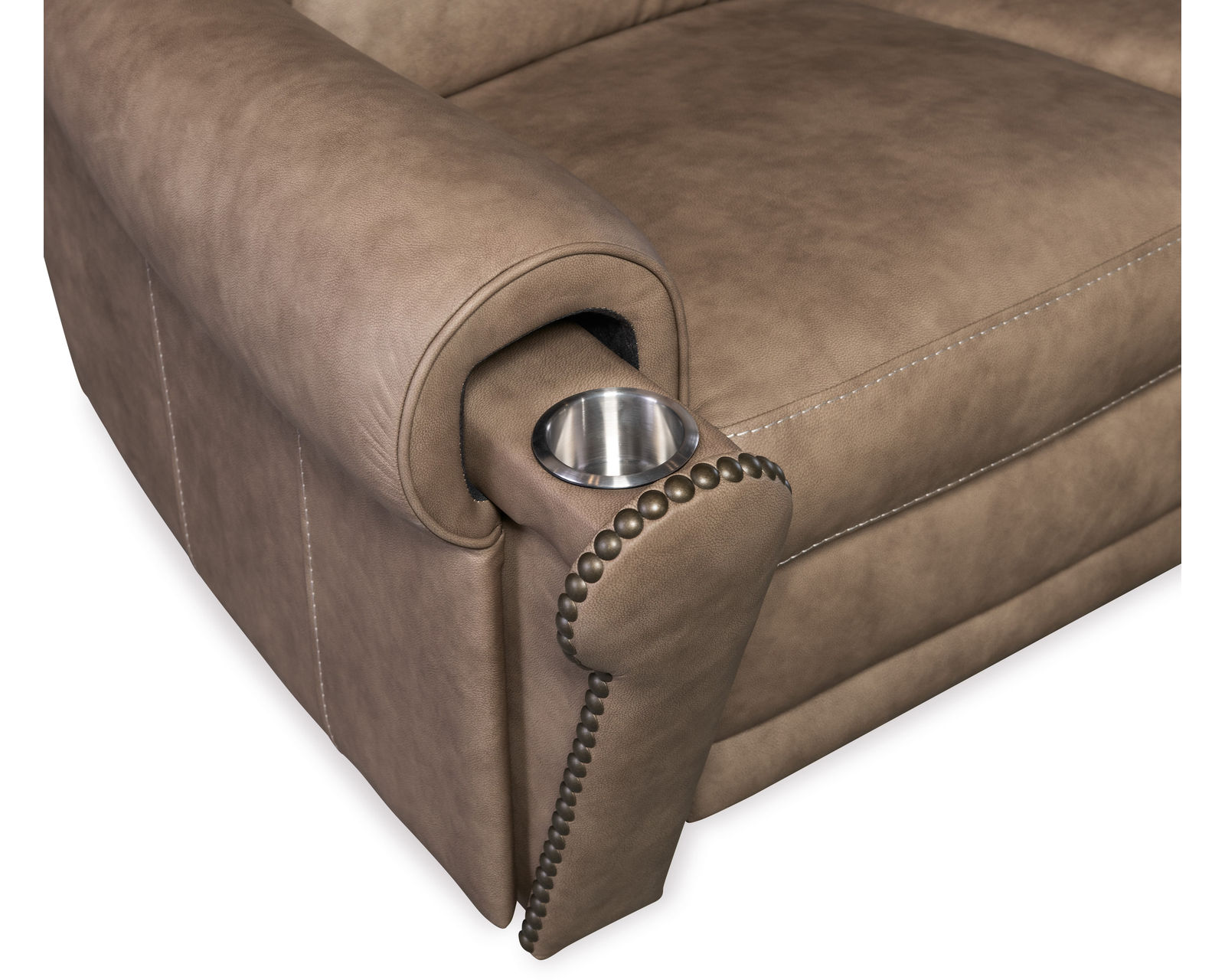 Duncan Triple Power Reclining Sofa 90" (In stock) - Duncan Power Sofa with Power Headrest & Lumbar