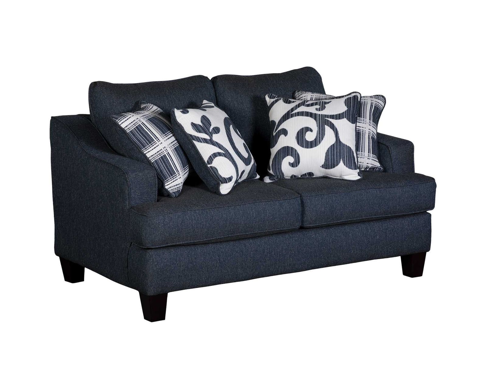 Truth or Dare Navy 89" Sofa 2330-KP (Performance fabric) - Truth or Dare Navy Loveseat 2331
