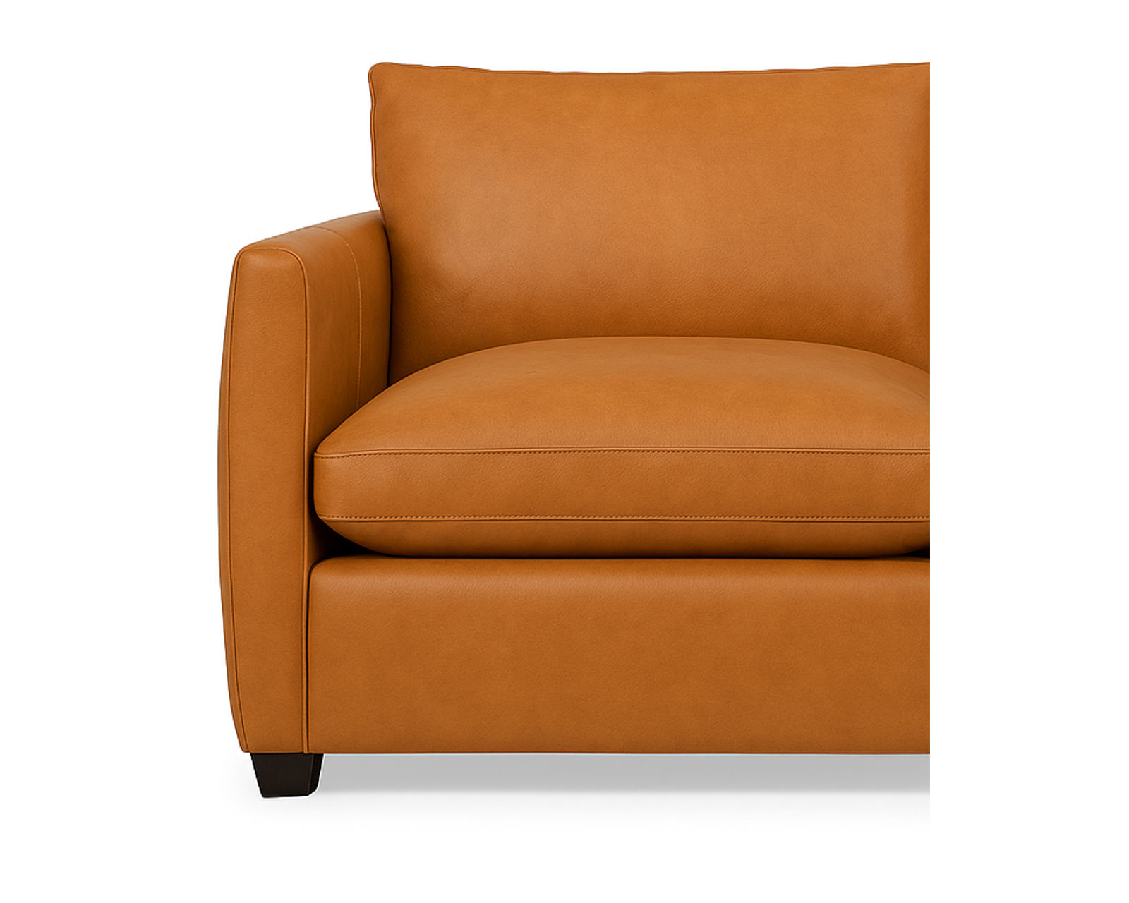 Laguna 77752 Stationary Sectional (+100 leathers) - Top-Grain Leather