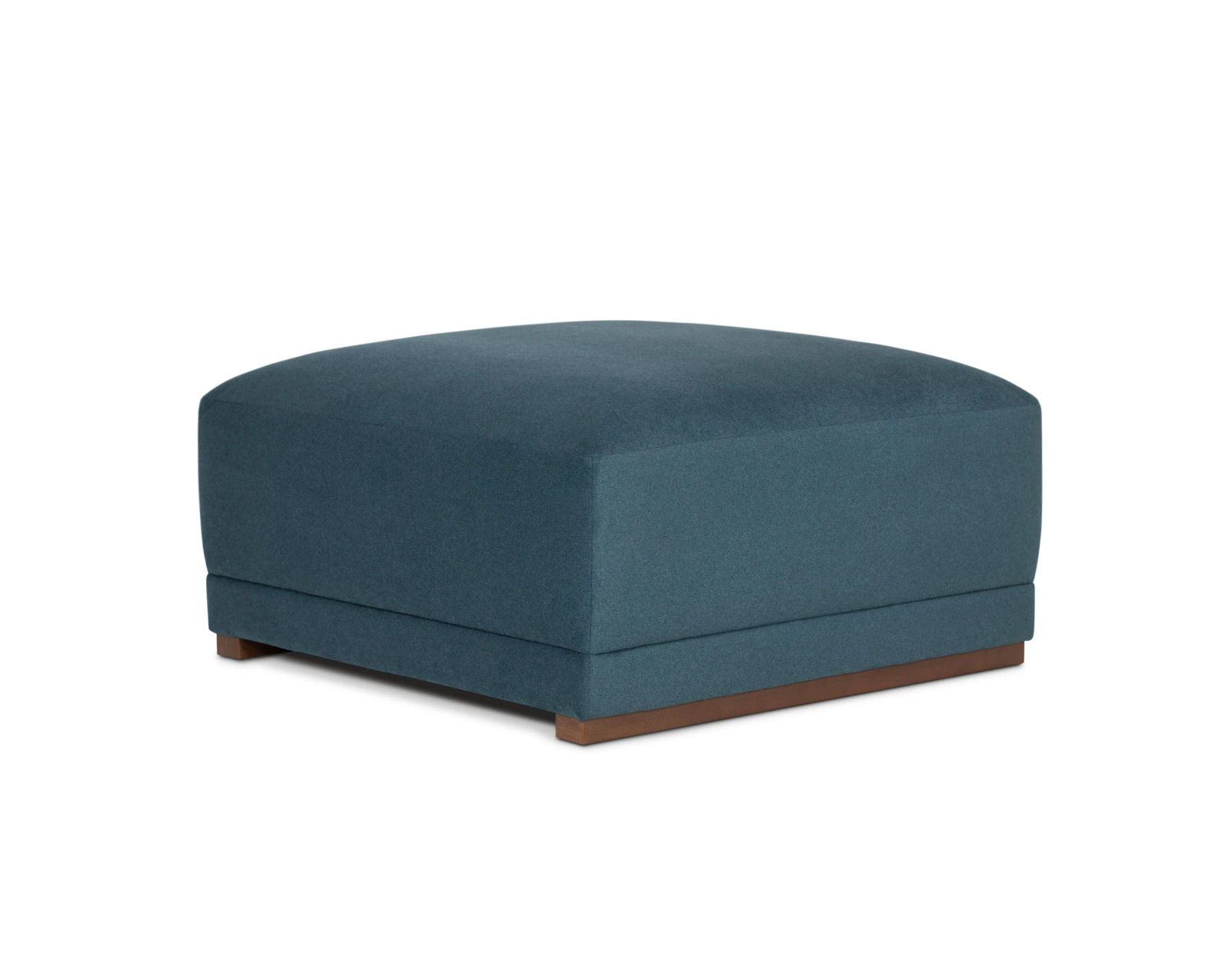 Shea 77646 Stationary Leather Sectional (100+ leathers) - Shea Cocktail Ottoman