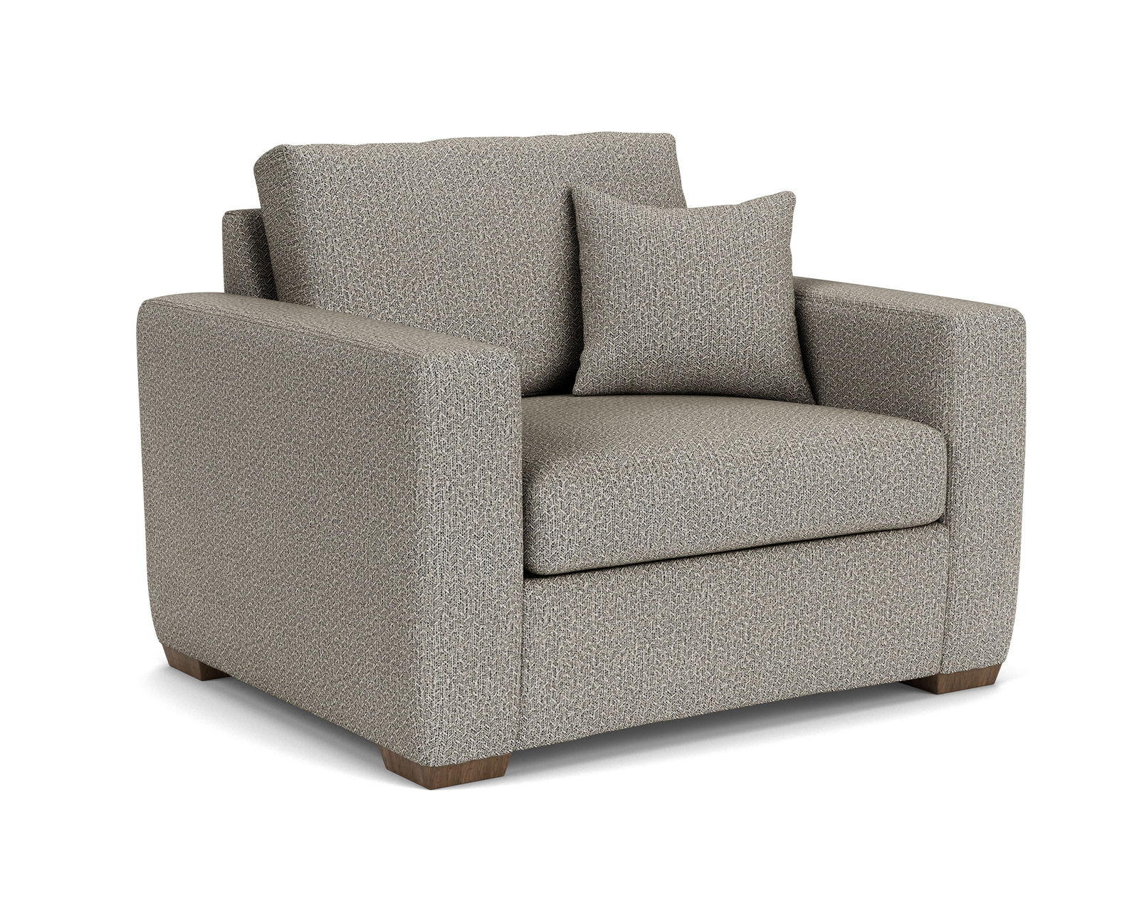 Collins 7107 Chair (100+ fabrics) - High resiliency foam core seating cushions 2lb to 2.5 lb (Industry standard 1.8)