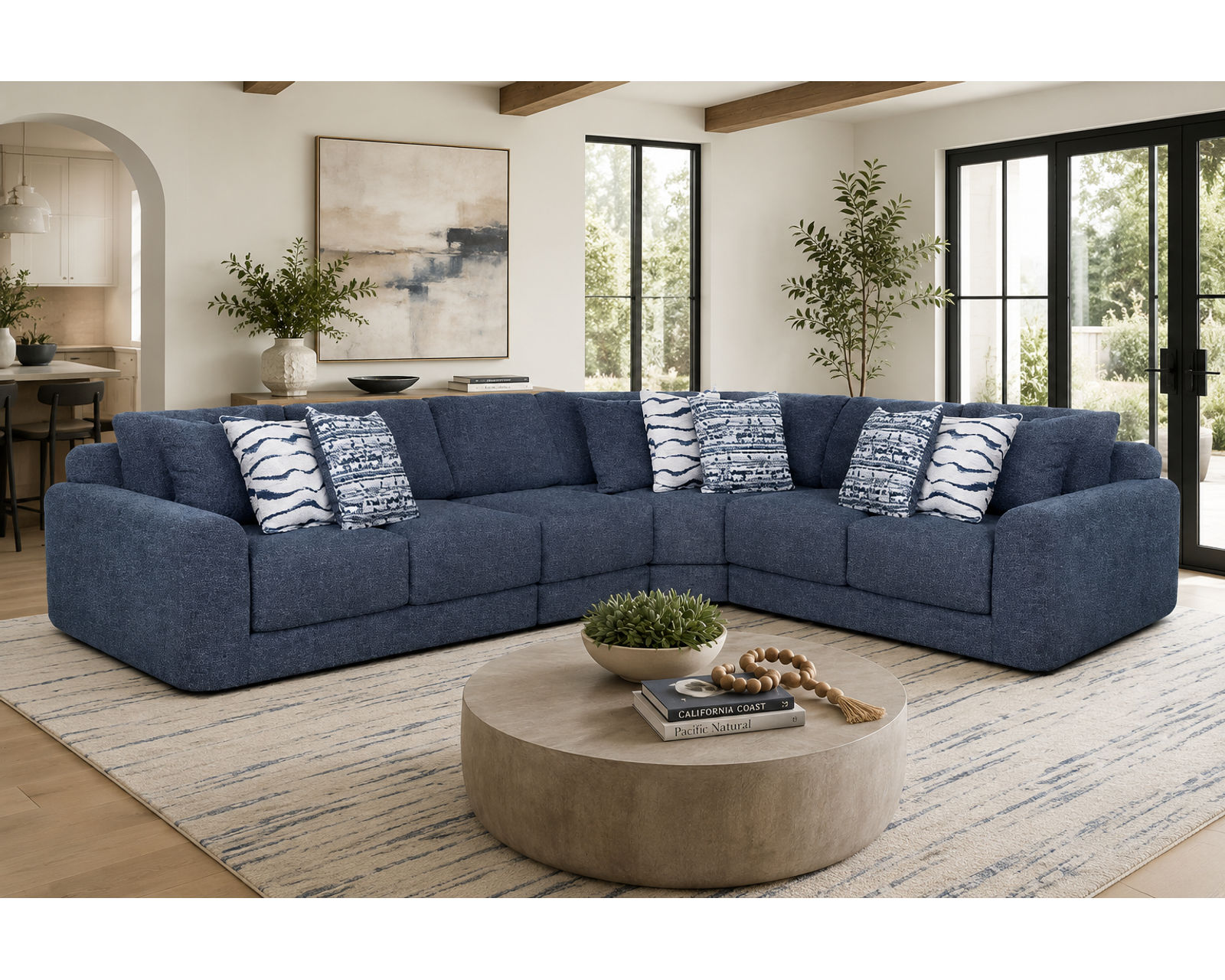 Santorini 830 Modular Sectional (Modern Comfort Flexible Design) - A Designer Room. A Comfortable Price.