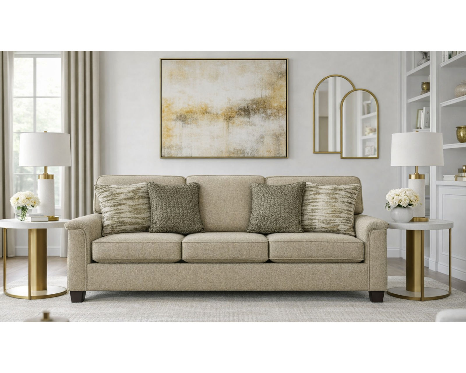 Salem 88" Sofa  (+100 Standard and Performance Fabrics) - Timeless Style. Built to Live In.