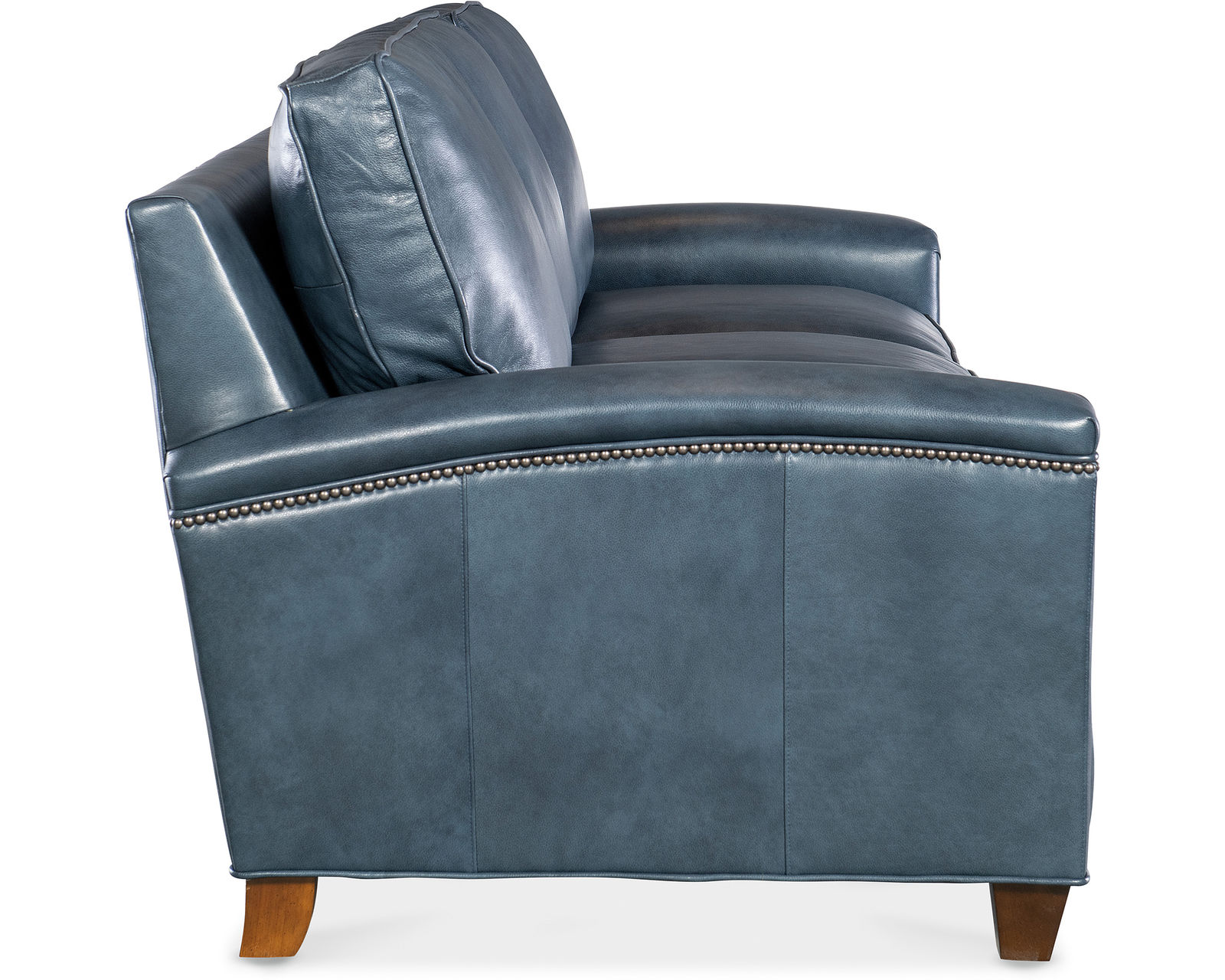 Bradington Young Oliver 448 Loveseat (12 leathers) 8-Way Hand Tied - Oliver Stationary Sofa 8-Way Hand Tie