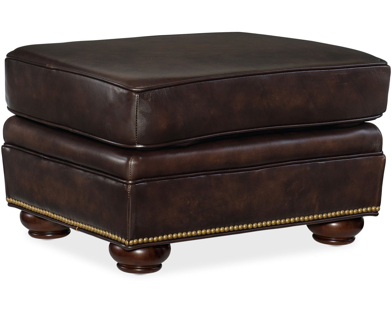 Montgomery Stationary Leather Sofa (83") In stock