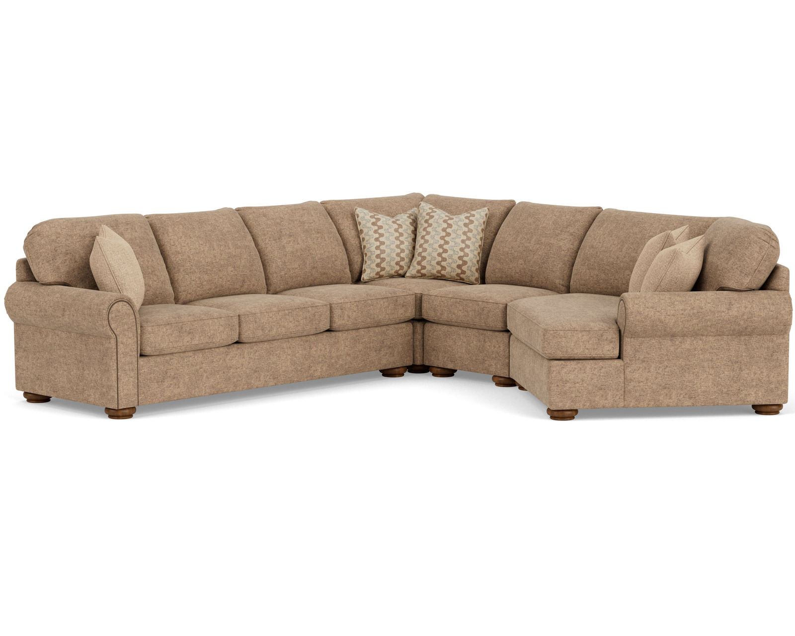 Preston 5536 Nailhead Sectional (100+ fabrics) 