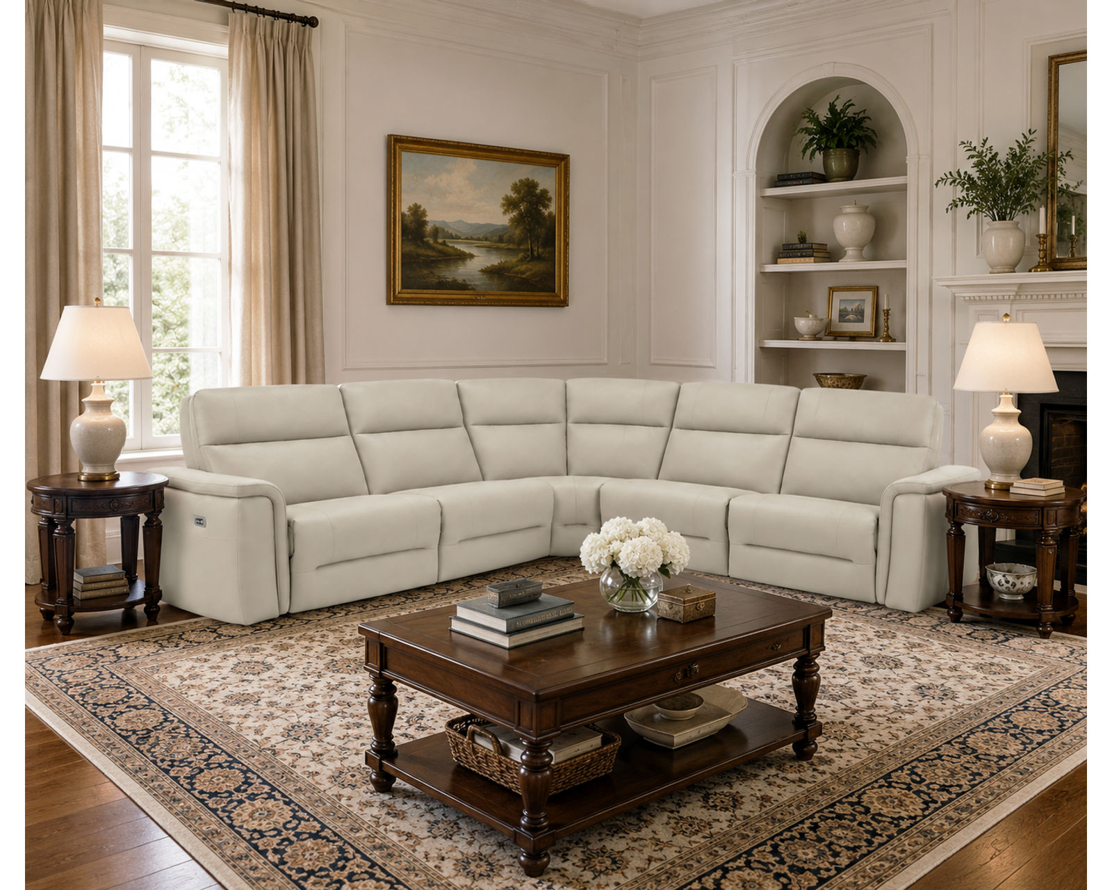 Kellan 4062 Power Headrest Power Reclining Sectional (standard and wide seat widths) +140 leathers - Designed for Comfort. Built for Life. Priced for You.