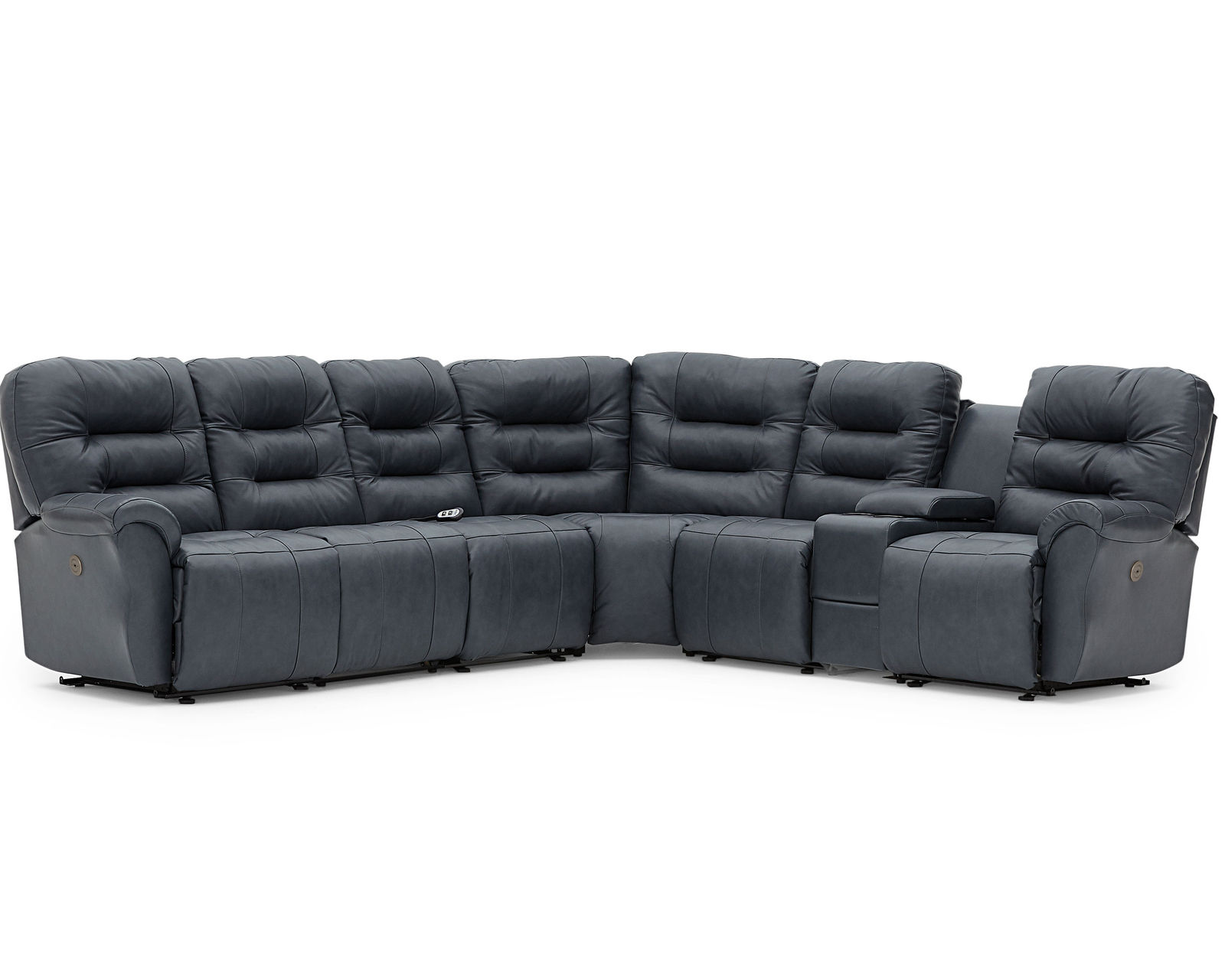 Unity Leather Reclining Sectional (+40 leathers)