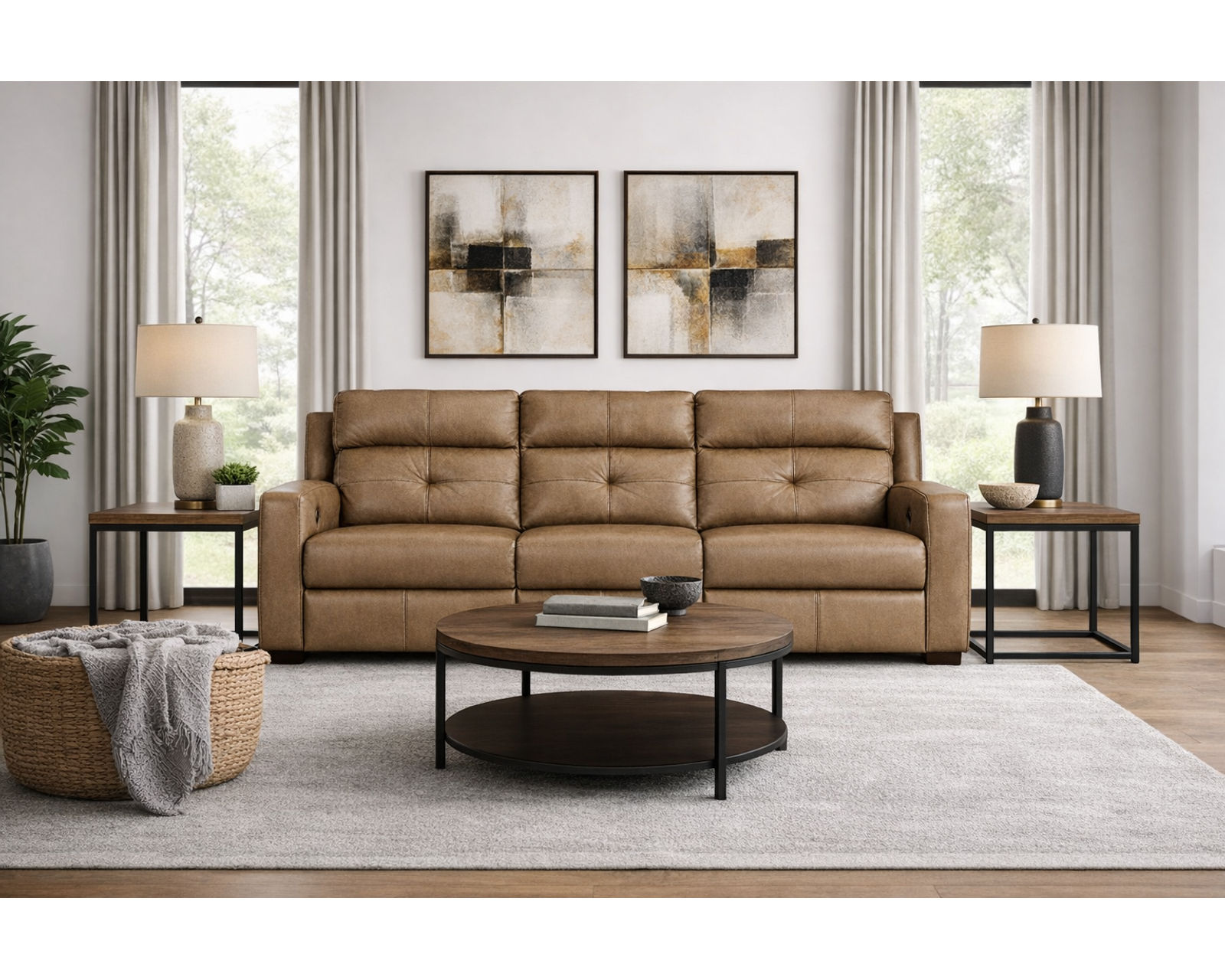 Chloe 83" Stationary or Reclining Sofa (+140 leathers) - Designed for Comfort. Built for Life. Priced for You.