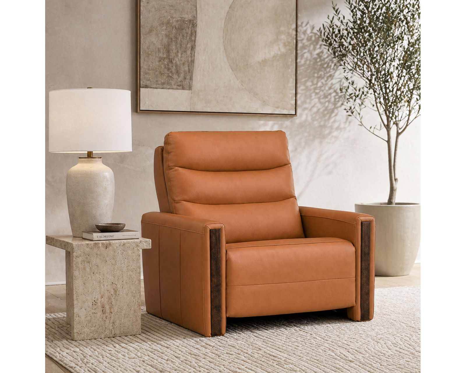 Fatima Dual Power Reclining Sofa — Available in Standard & Wide Cushions, 140+ Leather Options, and 74", 79", or 106" Widths - Comfort You Can Feel. Quality You Can Trust.