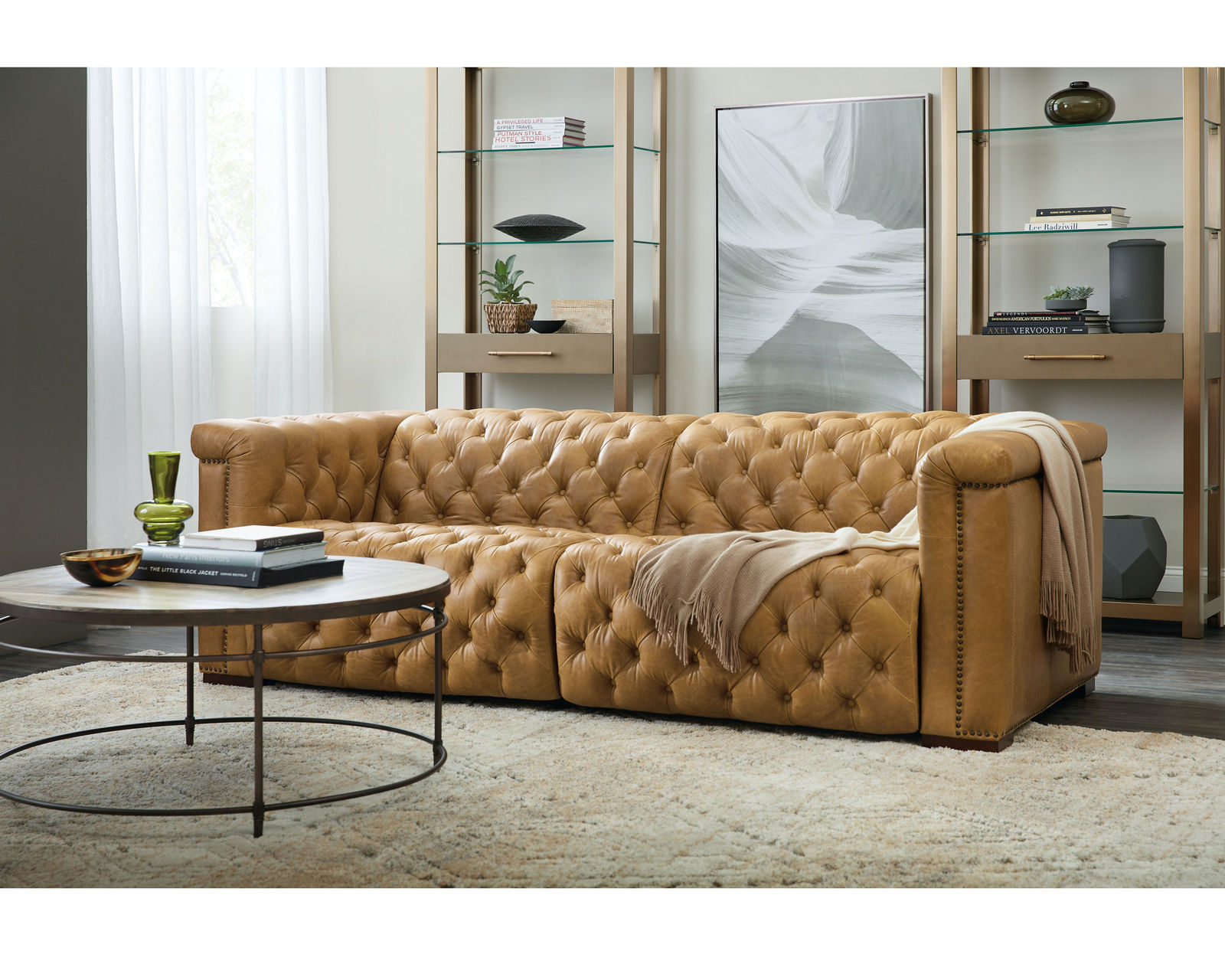 Savion 89" Leather Power Headrest Power Reclining Sofa in Saddlebag - Savion Leather Power Headrest Power Reclining Sofa in Saddlebag