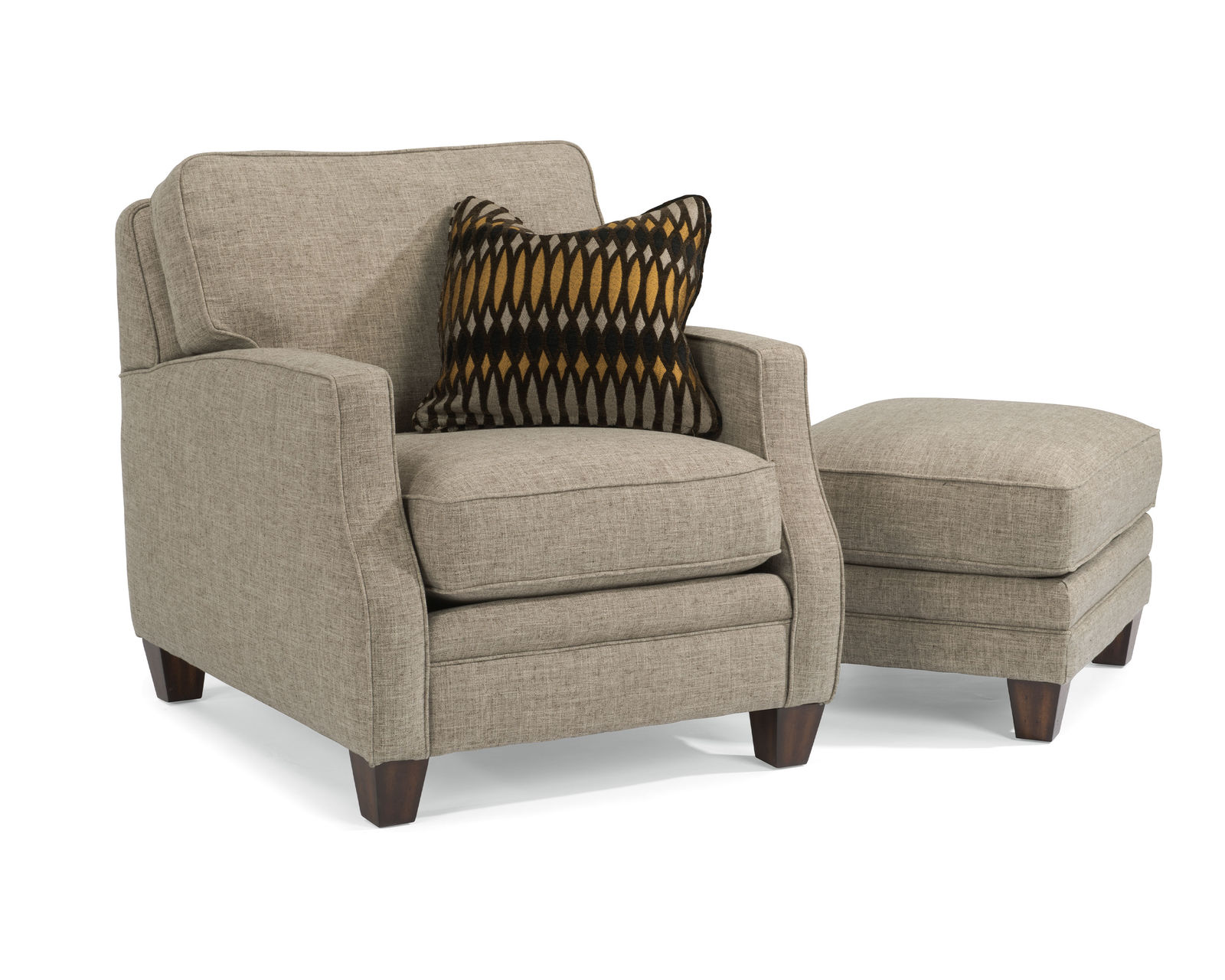 Lennox 7435 Loveseat (100+ fabrics) - Lennox Chair and Ottoman
