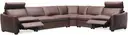 Layout N: Five Piece Reclining Sectional (2 recliners) 152" x 121