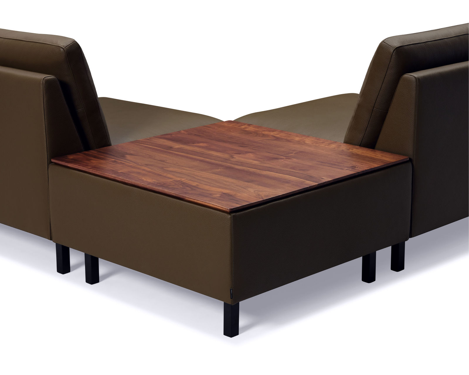 Brookes 77696 Sectional (+100 leathers) - Brookes Table Top Ottoman (No Storage)