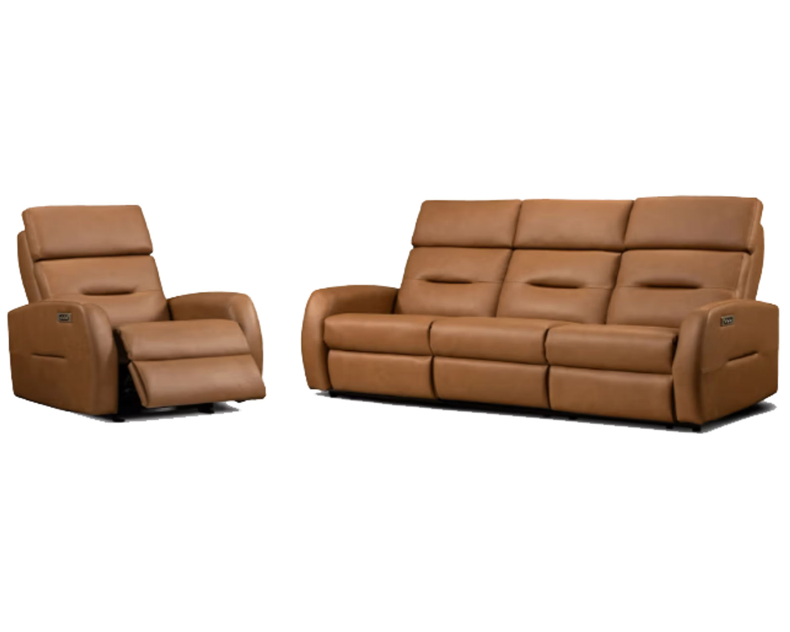 Trey Dual Power Reclining Sofa — Available in Standard & Wide Cushions, 140+ Leather Options, and 76", 79", or 108" Widths - Crafted to Last. Designed to Impress.