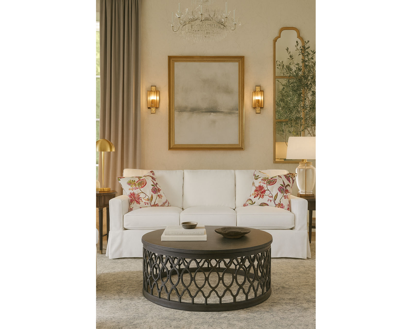 Gramercy Park Slipcover Sofa (74" - 81" - 92") +69 fabrics - Gramercy Park Slipcover 81" Sofa (Two cushions)