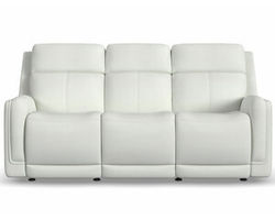 Alister 82" Leather Power Gliding Sofa with Power Headrests &amp; Lumbar (+3 colors) in stock