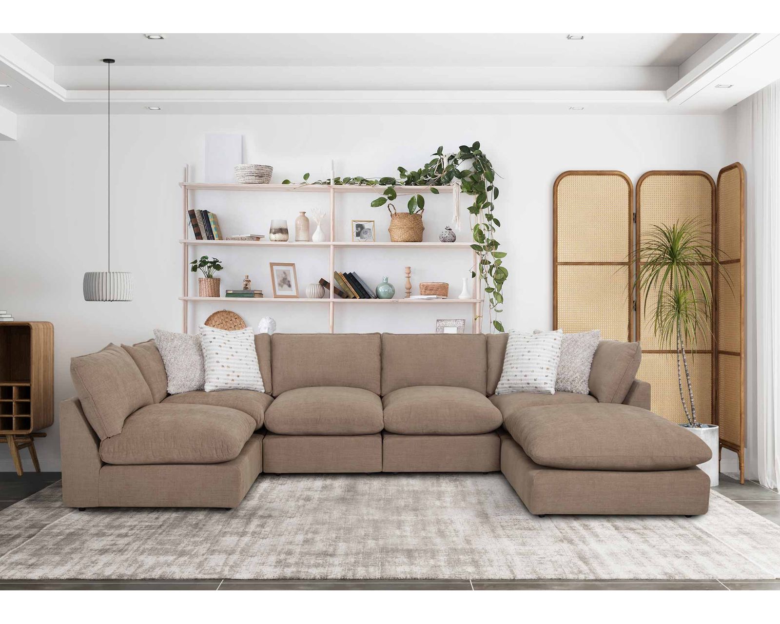 Desert Modular Sectional (Three Pieces. Endless Possibilities) - A Designer Room. A Comfortable Price.