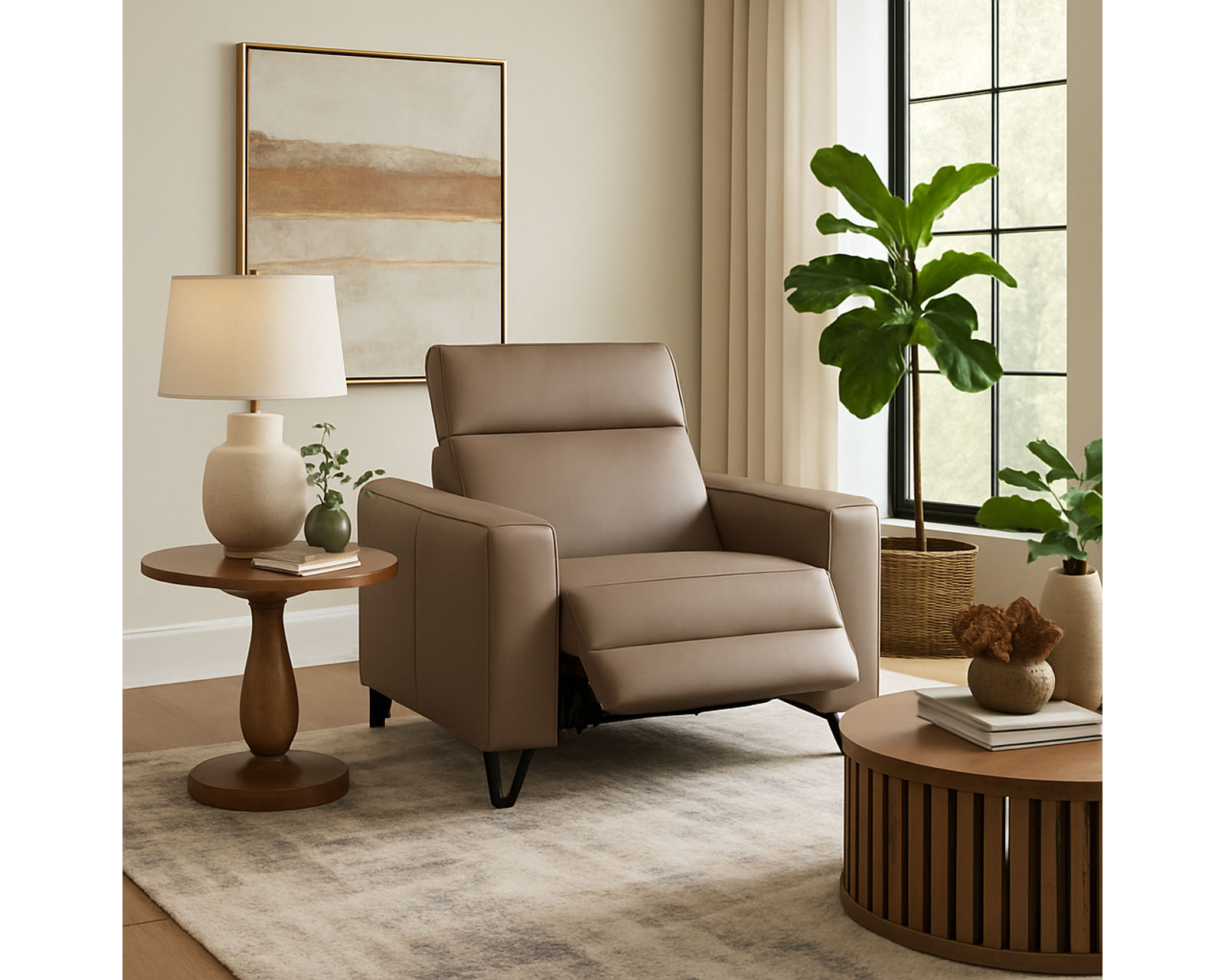Tabor 44003 Power Headrest Power Wallhugger Recliner (+100 leathers)