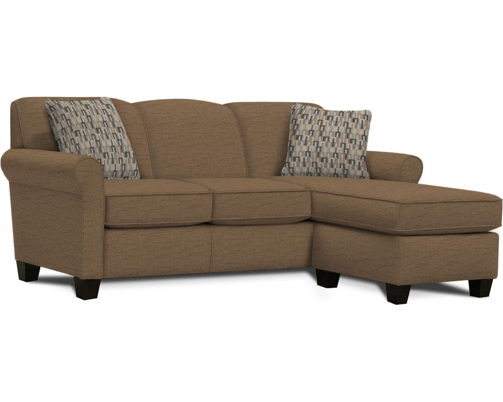 Angie 83" Sofa Chaise  (+100 Standard and Performance Fabrics) - Reversible Ottoman - Left or Right Side