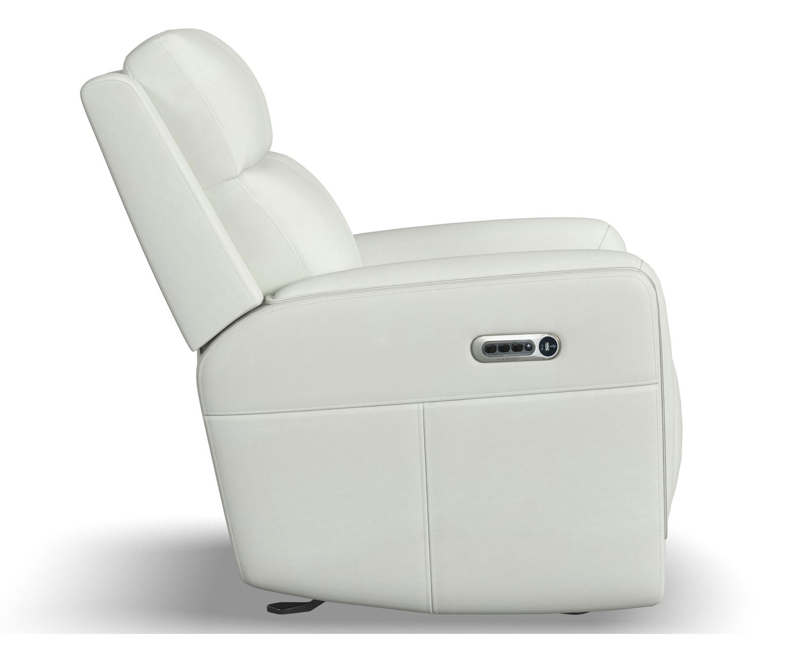 Alister 71" Leather Power Gliding Loveseat with Console, Power Headrests & Lumbar (+3 colors) in stock