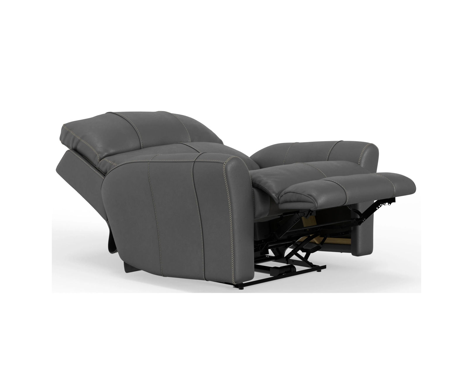 Fredda 82" Power Headrest Power Reclining Leather Sofa Lay-Flat Relaxation, Zero Gravity Comfort & Premium Italian Leather - two colors - Recline Into Better Living.