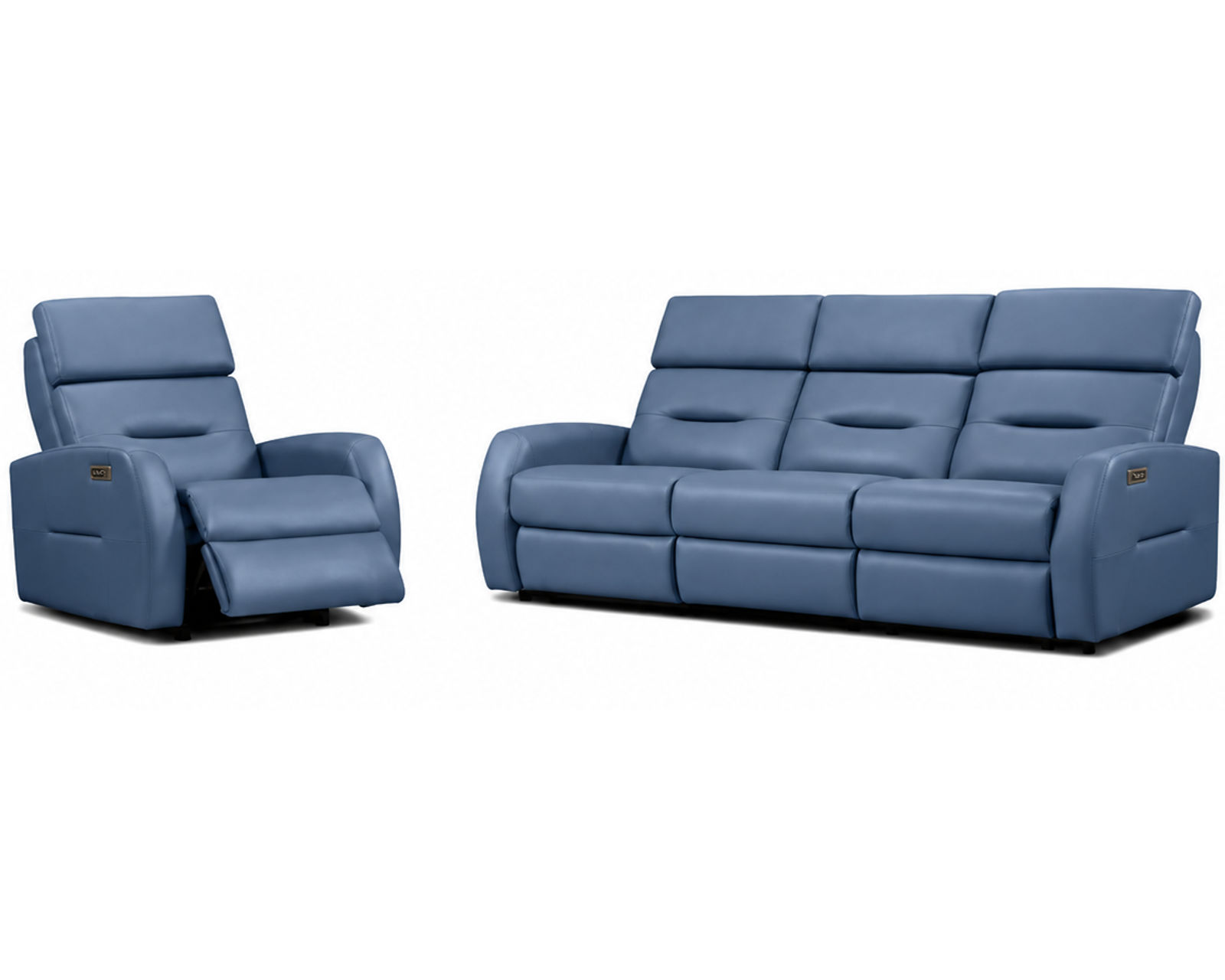 Trey Dual Power Reclining Sofa — Available in Standard & Wide Cushions, 140+ Leather Options, and 76", 79", or 108" Widths - Crafted to Last. Designed to Impress.
